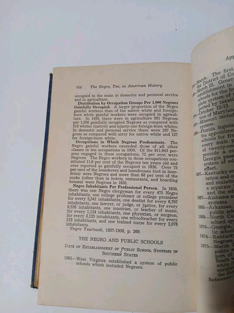 The Negro, Too, In American History by Merl R. Eppse 1949 Hardcover image 14