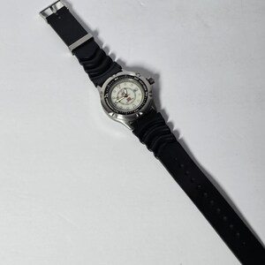 Freestyle Hammerhead Men Diver Night Vision Silver Tone Quartz Watch New Battery image 2