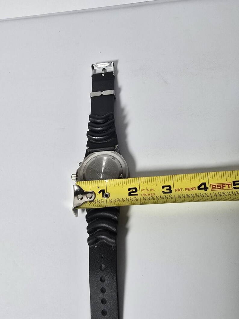 Freestyle Hammerhead Men Diver Night Vision Silver Tone Quartz Watch New Battery image 7