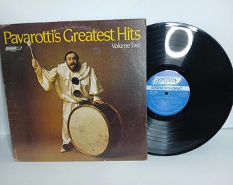 Pavarotti's Greatest Hits LP Volume Two 2 1980 London Records PAV-2006 VG+ Vinyl