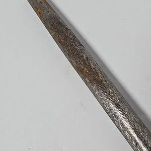 Mother of Pearl Handle Serving Knife Sharpener Pearlescent 11" Total Length READ image 6