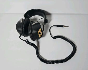 Vintage NordMende Model 115 Over Ear Headphones For Use With Metal Detectors