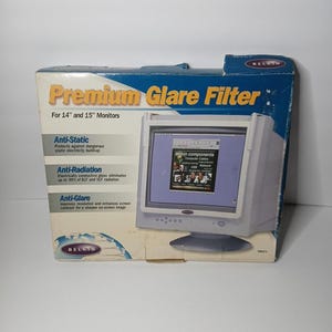 NOS Belkin CRT Glare Filter for 14-15" Monitor Open Box-New