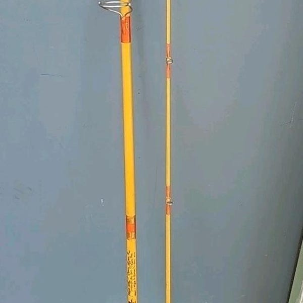 Vintage Eagle Claw Wright & McGill Denco Super II DSSR129  8 Ft USA Excellent