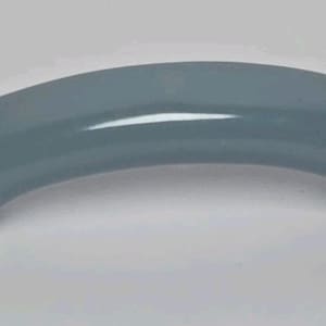 NOS Vintage 3.75" Light Blue Gray Ceramic Porcelain Drawer Cabinet Pull Handle