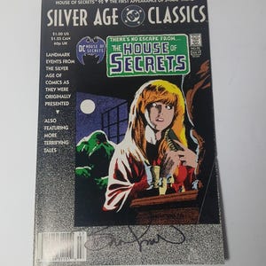 Clásicos de la Edad de Plata, House of Secrets #92, 1.ª edición de Swamp Thing, firmado por Berni Wrightson.