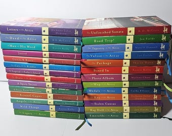Annies Attic Mysteries Book Lot of 28 Hardcover Dust Jacket Fiction Cozy Mystery