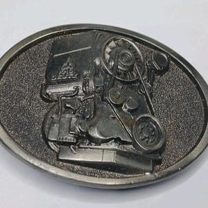 Vintage KHD Deutz Air Diesel Brass Belt Buckle Great American Buckle 1970s USA