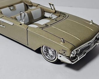 VHTF Jada Toys Street Low Lowrider 1960 Chevy Impala Gold 1:24