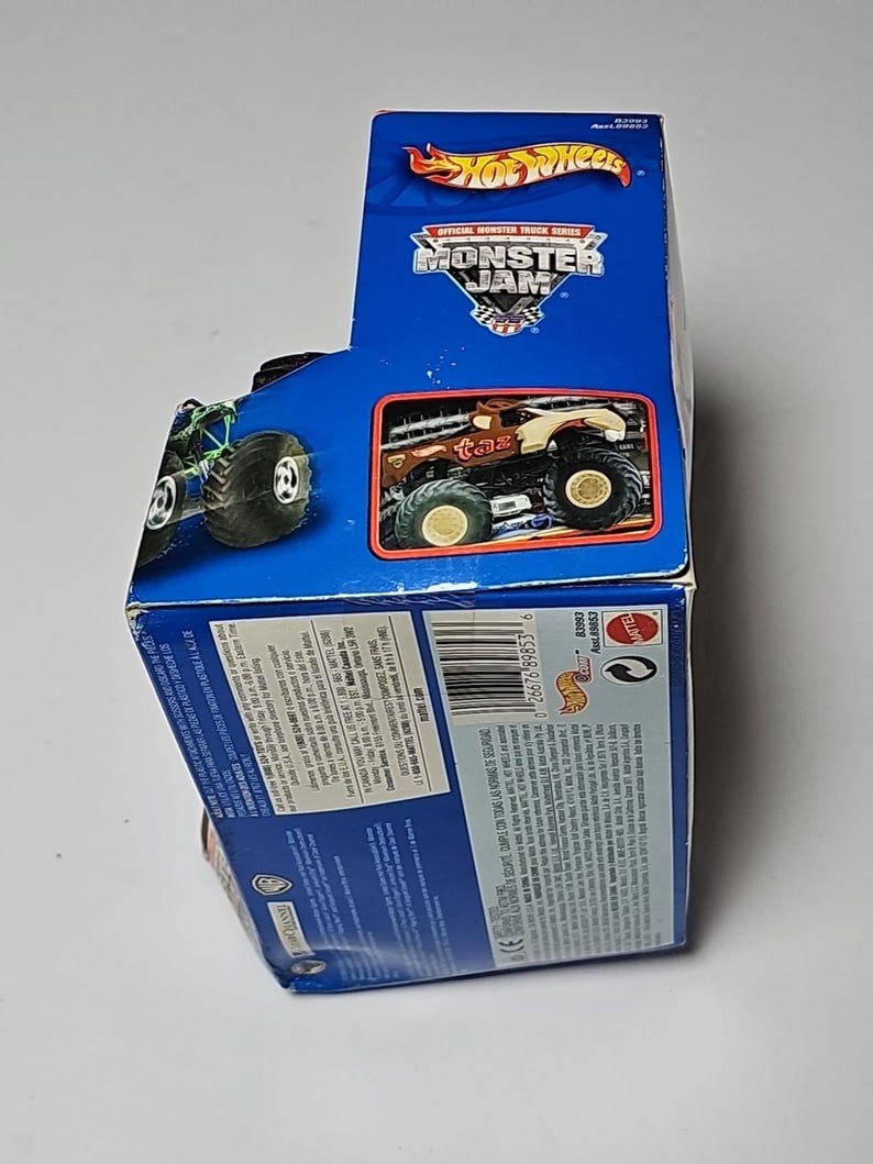 NEUE Hot Wheels Monster Jam Rev Tredz TAZ 1:43 Monstertruck 2003 Tasmanischer Teufel Bild 4