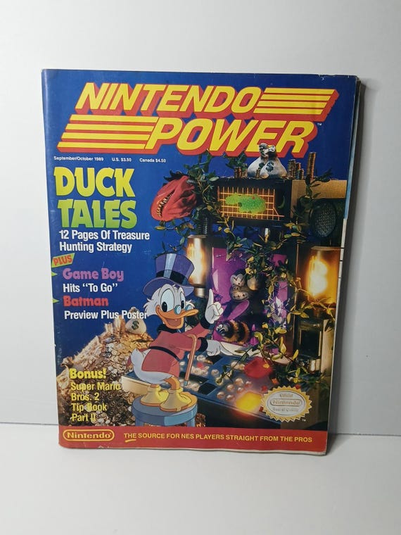 Nintendo Power Magazine 8 Sep/oct 1989 Duck Tales Mario 2 Guide