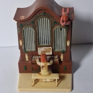 Vintage Angel Playing Organ - Etsy