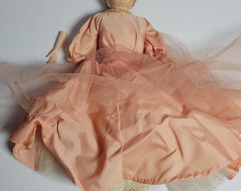 アンティークのドイツ製ブロンドチャイナヘッドドール – 繊細な女性的