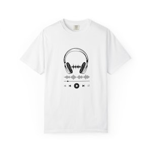Music Vibe Unisex T-Shirt: Garment-Dyed Ring-Spun Cotton Tee