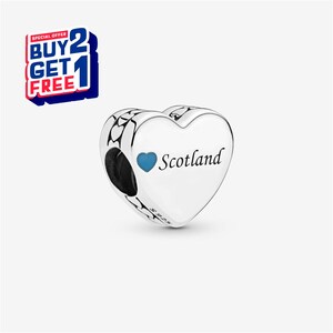Scottish Thistle Silver Keepsake Bead Charm - Flower Of Scotland