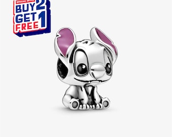 Disney Stitch charm,Silver charm,Charms for Bracelet,Girl Dangle Charm,Patronus Charm,Gift for girls, Gifts