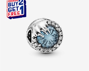 Pingente de Cristal de Inverno Frozen da Disney, Pingente Prateado, Pingente para Pulseira, Pingente Pendente para Menina, Pingente do Patrono, Presente para Meninas, Presentes