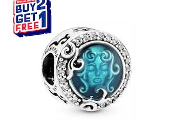 Disney Parks Haunted Mansion Madame Leota Charm,Silber Charme,Charms für Armband,Mädchen baumeln Charme,Patronus Charme,Geschenk für Mädchen,Geschenke