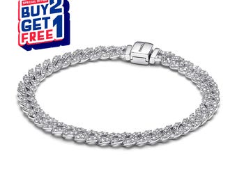 Tijdloze pavé-ketting, Europese en Amerikaanse minimalistische armband, cadeau voor elke gelegenheid