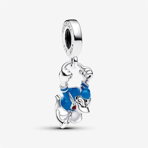 Disney Donald Duck Dangle Charm,Silver charm,Charms for Bracelet,Girl Dangle Charm,Patronus Charm,Gift for girls,Mother&#39;s Day Gifts