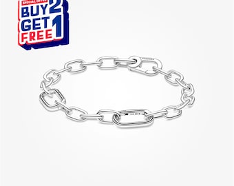 Pulsera de cadena de eslabones pequeños ME, pulsera minimalista europea y americana, regalo para cualquier ocasión.