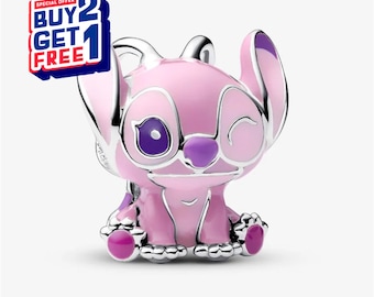 Disney Lilo & Stitch Angel Charm,Silver charm,Charms for Bracelet,Girl Dangle Charm,Patronus Charm,Gift for girls, Gifts