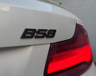 B58 Emblem Rear Lettering – High-Gloss Badge for BMW B58 Models (M140/M240/340/440)