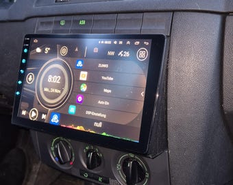 Skoda Fabia 6Y MK1 Blende/Rahmen Android Autoradio 9 Zoll