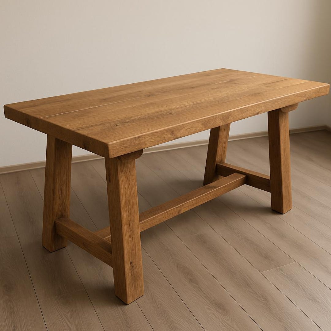 Solid Oak Table - Etsy Canada