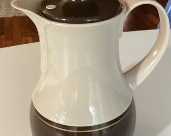 Vintage Mid Century Hot Cold Insulated Beverage Carafe Pitcher Thermos Brand Germany