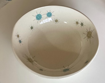 Ensaladera grande MCM Franciscan Starburst Atomic Vintage de 30 cm