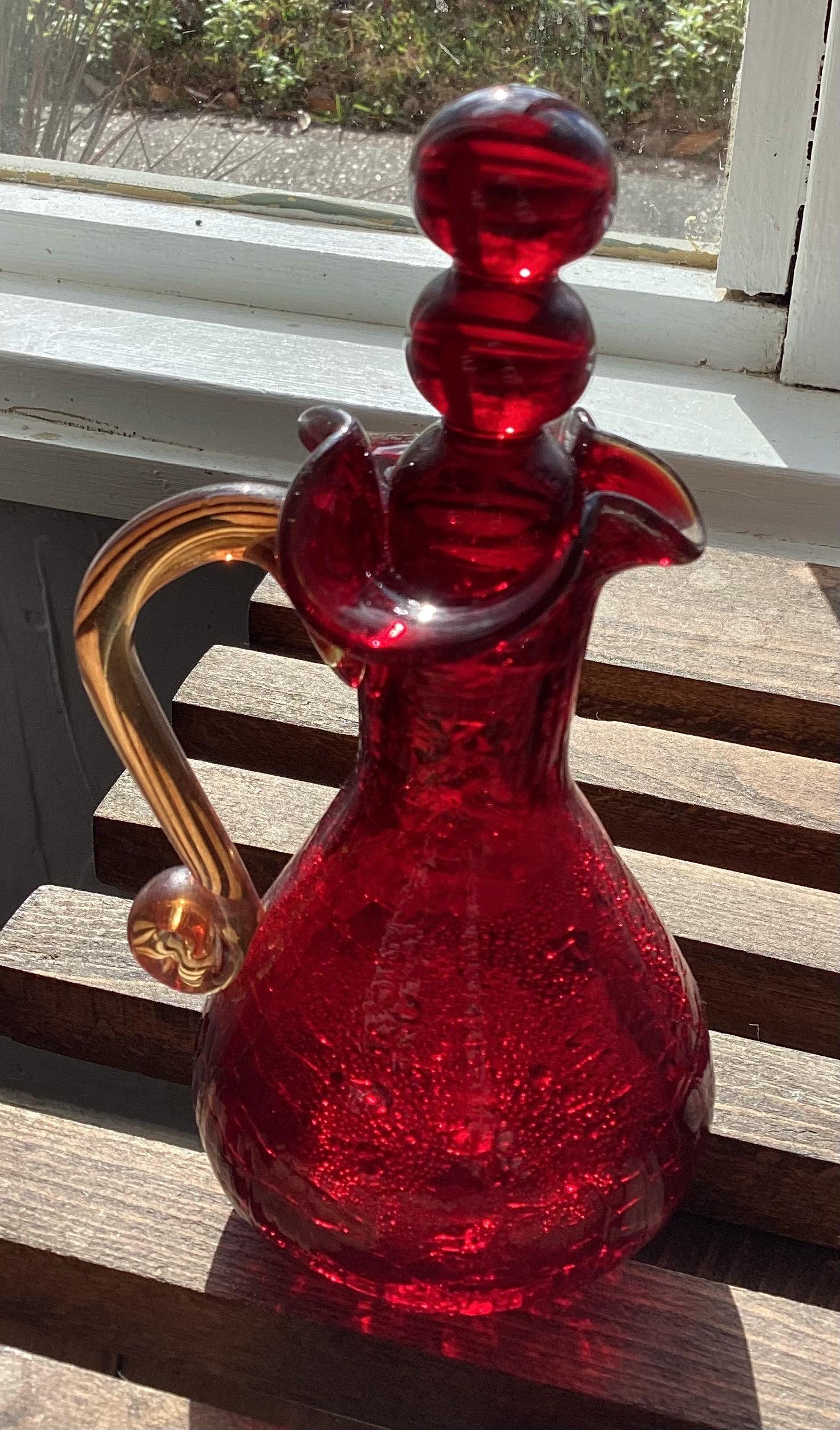 Vintage Blenko Glass Amberina - Etsy
