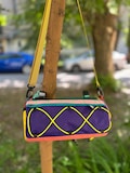 Personalized Bicycle Handlebar Bag, 3L Capacity. Barrel bag.