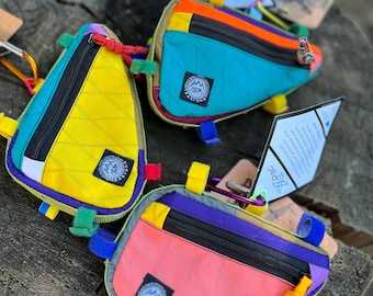 Colorful Bike Frame Bag Wallet: Unique Cycling Pouch