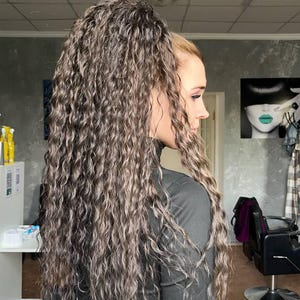 Long Ponytail Hair Extension on Claw Clip – 24–26 inch, Synthetic Straight Hairpiece for Easy Hairstyles, Clip-In Ponytail