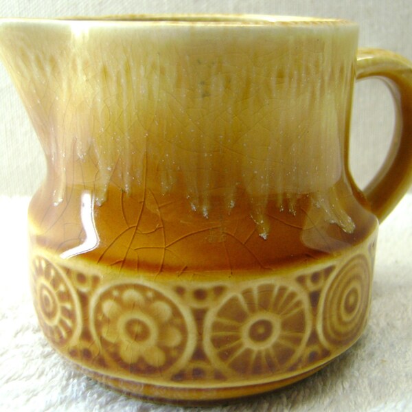 Mustard Coloured Creamer or Small Jug