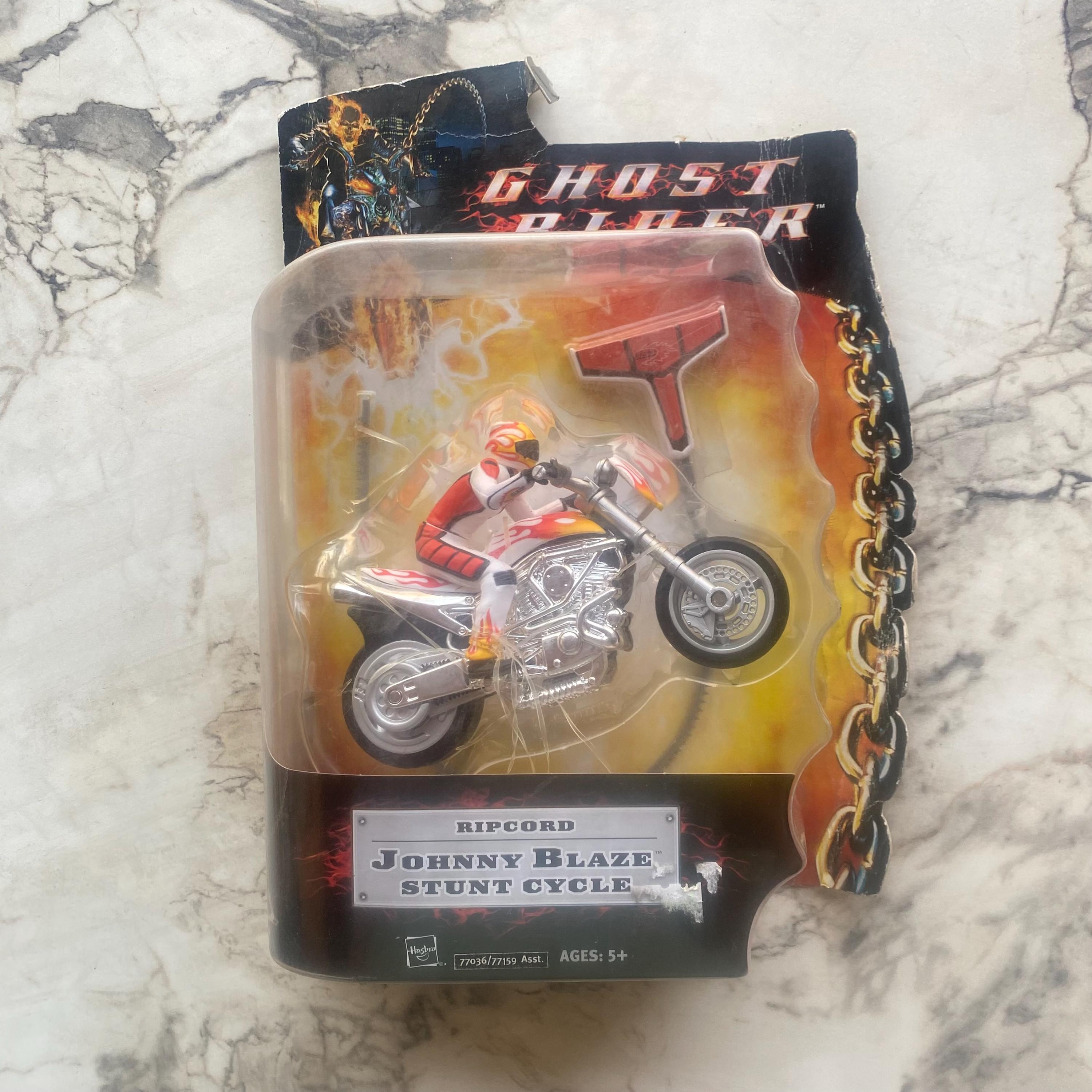 GEYPER man Hasbro MOTO POLICIA 未開封 1975年 Vintage Ghost Rider: Ripcord, Johnny Blaze , Stunt Cycle, Very