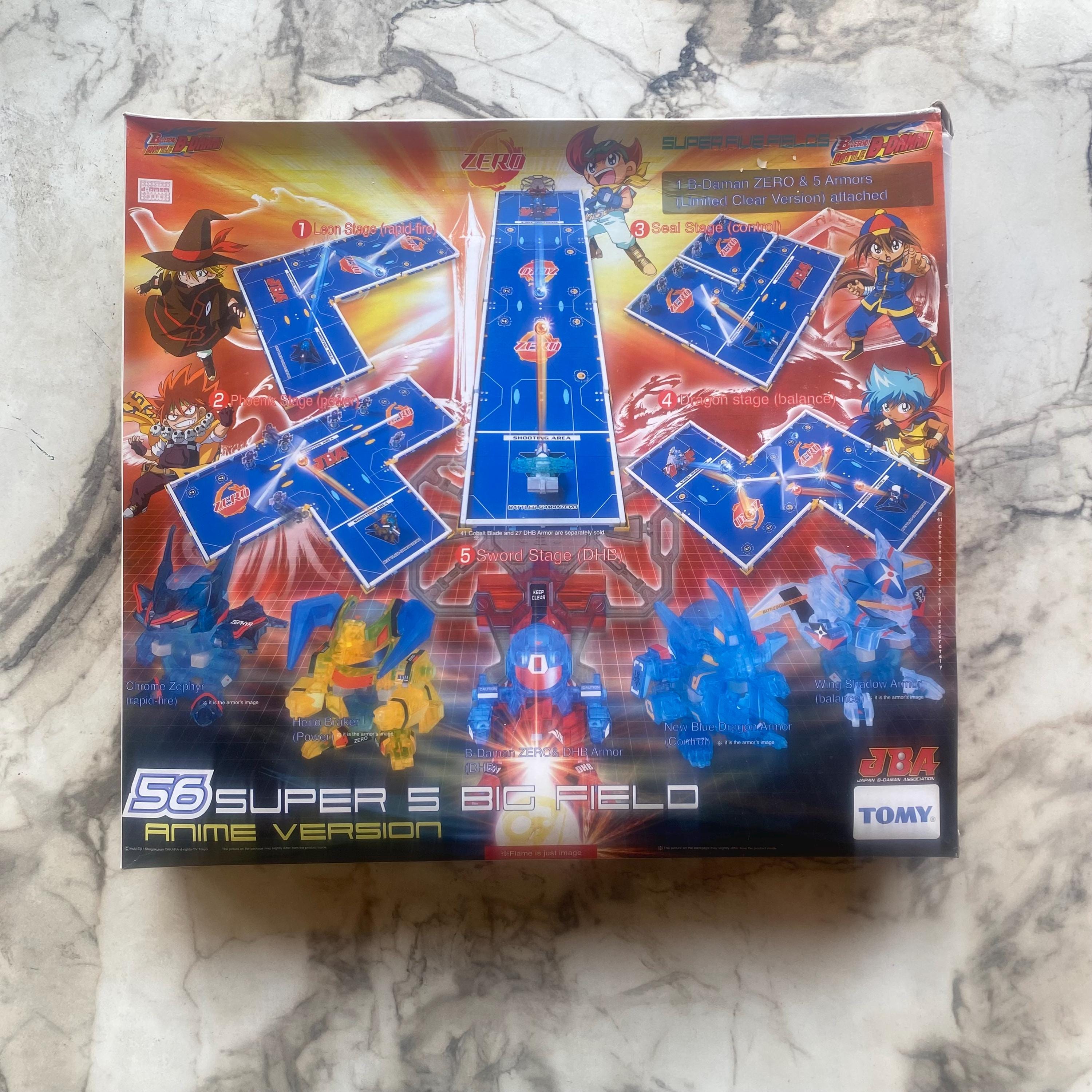 Vintage Tomy Battle B-daman 56 Super Big Field Anime Version NEW