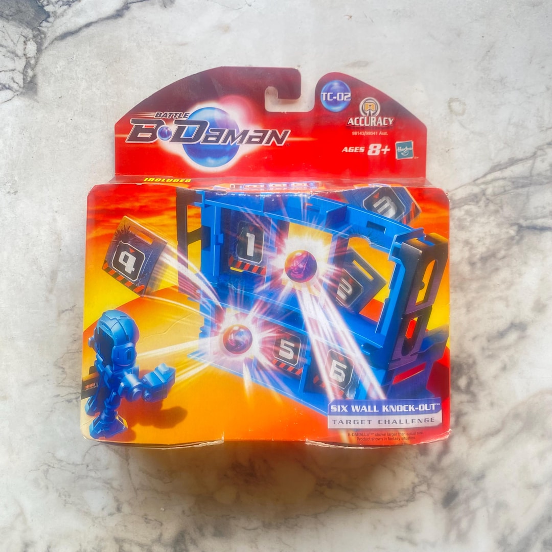 BOM　セルマン4点セット Vintage Hasbro B-daman TC-02 Battle Six Wall Knock-out Target