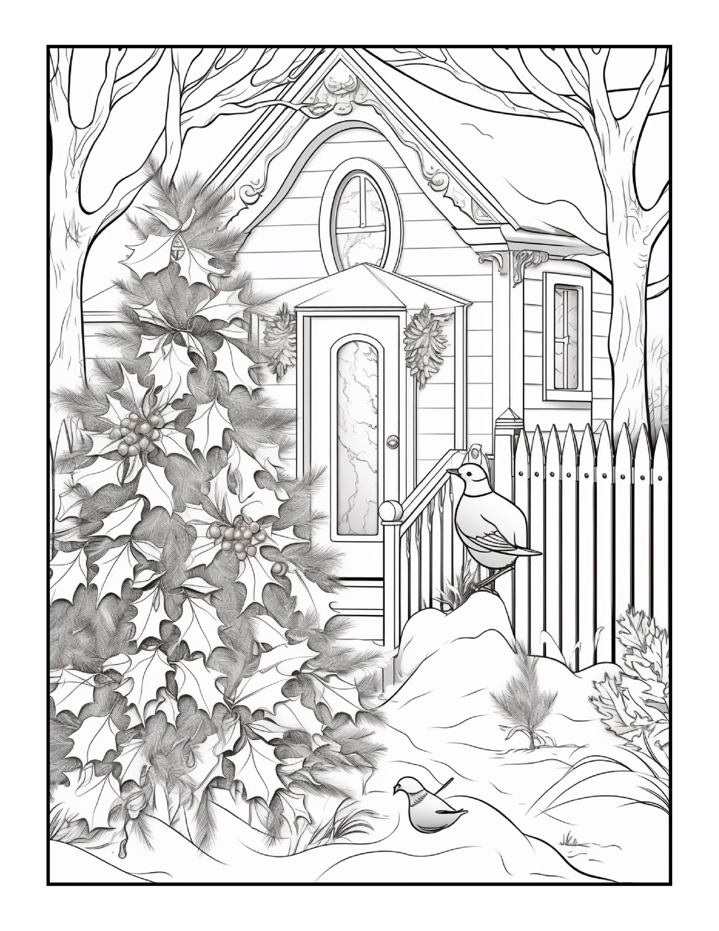 Christmas Magic Coloring Book for Kids & Adults - Etsy