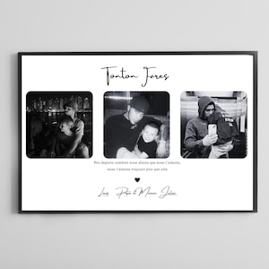 Photo print gift for uncle | Personalized gift for niece and nephew | Uncle&#39;s birthday poster | Best uncle | Uncle gift
