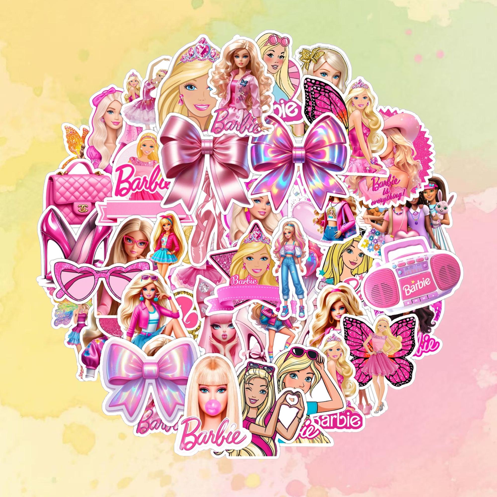 Barbie Doll Stickers Decal Collectible Retro Vintage Lot 5 Pieces（並行輸入品） : Barbie Doll Stickers Decal Coleccionable Retro Vintage