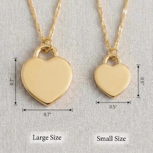 Personalized Heart Urn Necklace — 14K Gold–Plated Double Heart Cremation Pendant, Keepsake Memorial Jewelry, Gifts For Her immagine 5