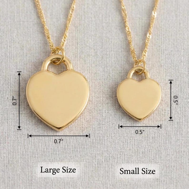 Personalized Heart Urn Necklace — 14K Gold–Plated Double Heart Cremation Pendant, Keepsake Memorial Jewelry, Gifts For Her immagine 5