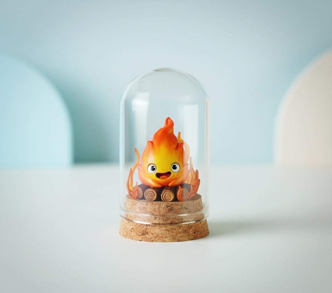 Calcifer figurine - Etsy 日本