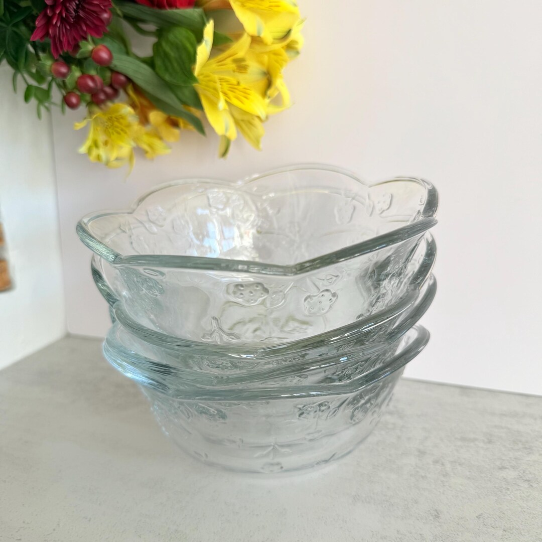 Vintage Clear Glass Bowls