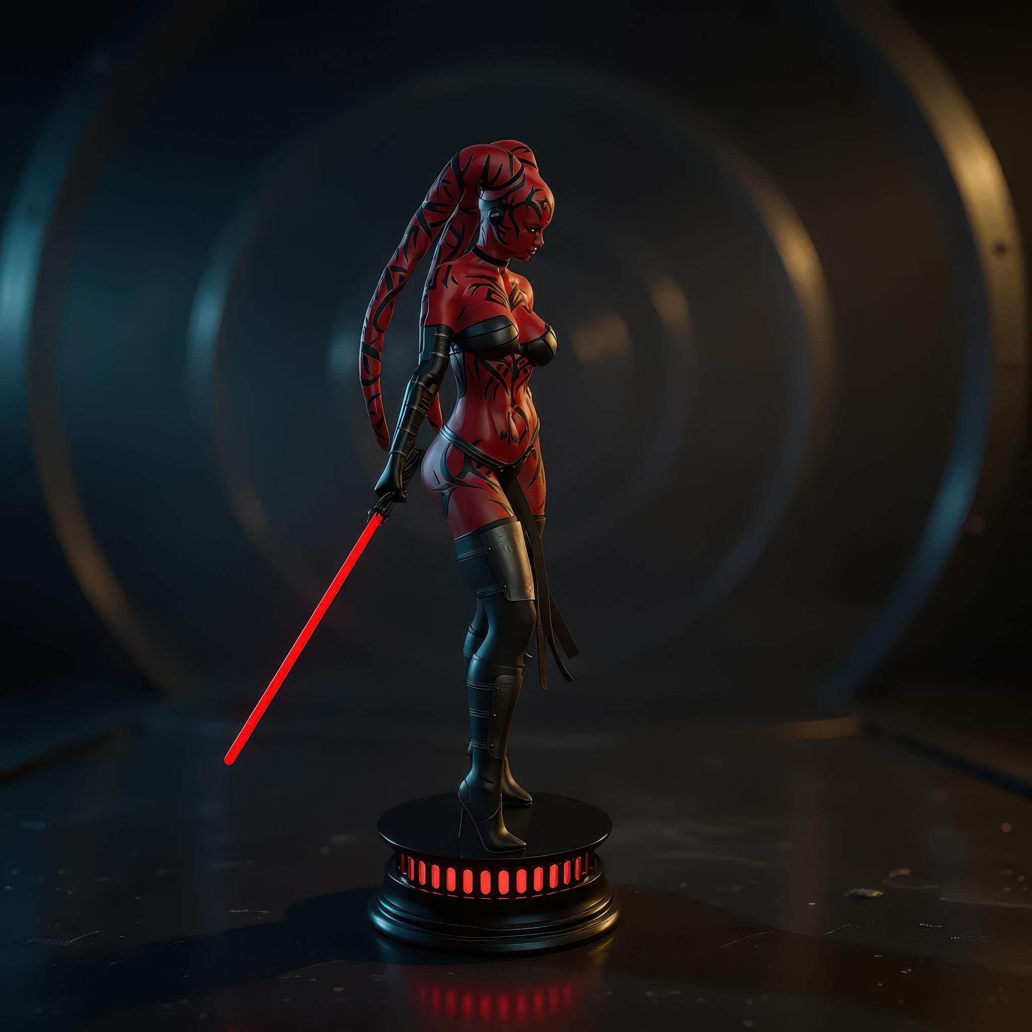 Darth Talon STL File – 1/4 & 1/6 Scale Sith Warrior Statue – Dark Side ...