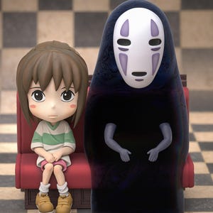 Chihiro Spirited Away Resin Figure – Hand Painted Collectible Statue – Custom Anime Figurine – Studio Ghibli Fan Art Model - Unique Decor