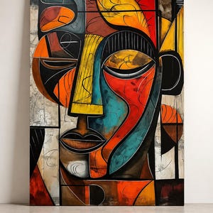3D Abstract Wall Tapestry, Multicolor Aubusson Style, 150 x 200 cm, Boho Textile Art