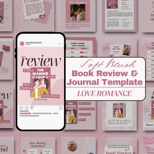 Kindle、オーディオブック、無料読書ジャーナル向けのロマンス作家向け書評テンプレート